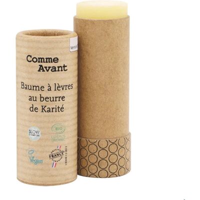 COMME AVANT Baume à lèvres au Beurre de Karité - Lip Balm - Publicité COMME AVANT Baume à lèvres au Beurre de Karité - Lip Balm - Publicité