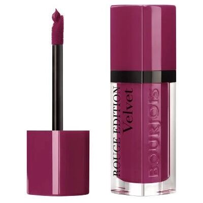 Bourjois Rouge Edition Velvet Plum Lipstick - Long Lasting Matte Lip Color Bourjois Rouge Edition Velvet Plum Lipstick - Long Lasting Matte Lip Color