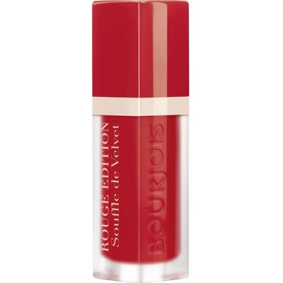 Rouge à lèvres Bourjois 72 Coquelic Oh - Fini velours - Publicité Rouge à lèvres Bourjois 72 Coquelic Oh - Fini velours - Publicité