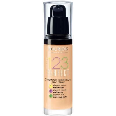 Bourjois 123 Perfect Flüssig Foundation - 54 Beige - Make-up Bourjois 123 Perfect Flüssig Foundation - 54 Beige - Make-up