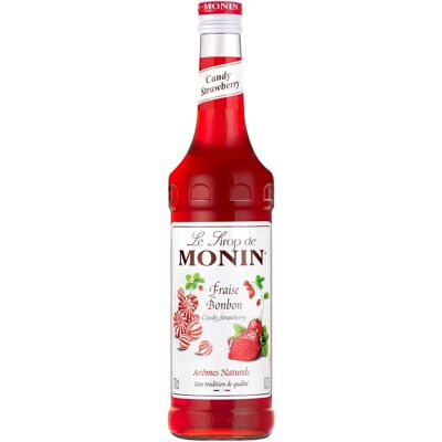 Sirop de fraise Monin Candy - Fraise, 70cl - Publicité Sirop de fraise Monin Candy - Fraise, 70cl - Publicité