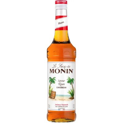 Sirop de Rhum Monin Caraïbes - 700ml - Pack de 6 - Publicité Sirop de Rhum Monin Caraïbes - 700ml - Pack de 6 - Publicité