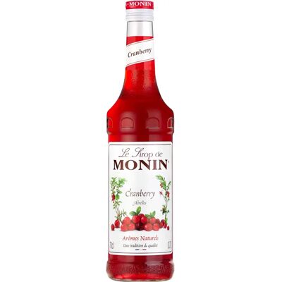 Monin Cranberry Sirup - Sirup für Getränke, Smoothies & Eis Monin Cranberry Sirup - Sirup für Getränke, Smoothies & Eis