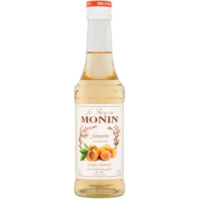 Monin Amaretto Sirup - Reich an Mandel und Marzipan - 0,25L Monin Amaretto Sirup - Reich an Mandel und Marzipan - 0,25L
