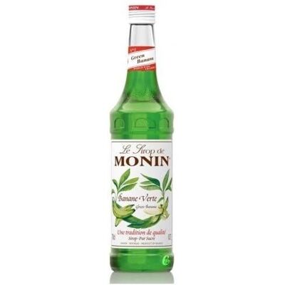 Monin Groene Bananensiroop - 70cl Drankensmaak Monin Groene Bananensiroop - 70cl Drankensmaak