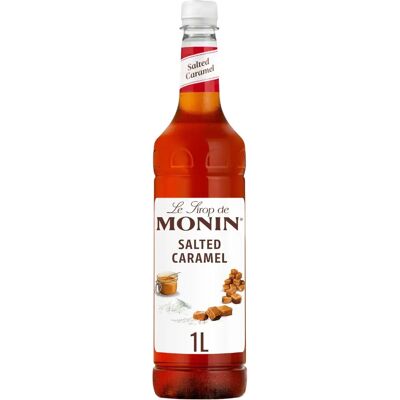 Monin Salted Caramel Coffee Syrup - 1L - Dessert & Drinks Monin Salted Caramel Coffee Syrup - 1L - Dessert & Drinks