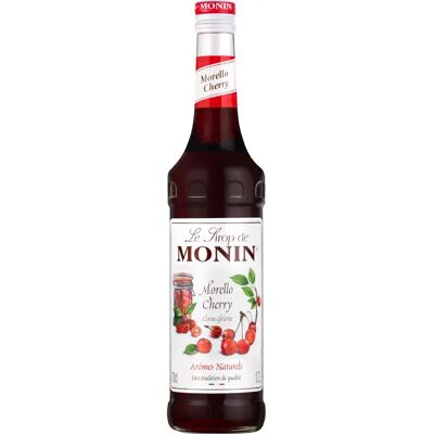 Sirop de Cerise Morello Monin - Sirop pour boissons - Publicité Sirop de Cerise Morello Monin - Sirop pour boissons - Publicité