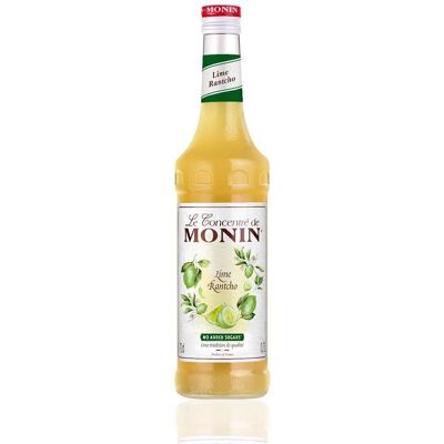 Monin Rantcho Lime Syrup - Natural Lime Juice, No Sugar, 700ml Monin Rantcho Lime Syrup - Natural Lime Juice, No Sugar, 700ml
