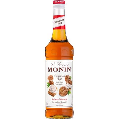 Monin Cinnamon Roll Syrup - Versatile 700ml for Drinks & Desserts Monin Cinnamon Roll Syrup - Versatile 700ml for Drinks & Desserts