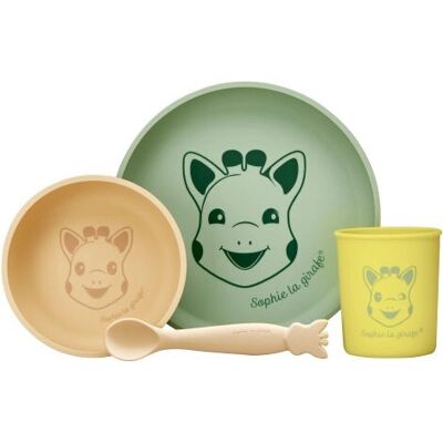 Set Pappa in Silicone di Sophie la Girafe - Pasto per Bambini Set Pappa in Silicone di Sophie la Girafe - Pasto per Bambini