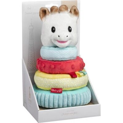 Sophie la Girafe Modelo 010350 Pirámide Multicolor - Juguete de Actividad Sophie la Girafe Modelo 010350 Pirámide Multicolor - Juguete de Actividad