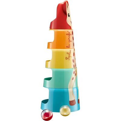 Vulli Sophie La Girafe Riesenturm mit Aktivitäten - Lernspielzeug Vulli Sophie La Girafe Riesenturm mit Aktivitäten - Lernspielzeug