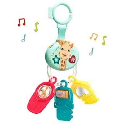 Sophie la girafe Chiavi musicali con luce e suono - Giocattolo musicale Sophie la girafe Chiavi musicali con luce e suono - Giocattolo musicale