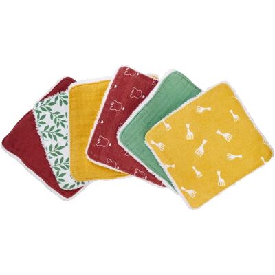 Sophie la girafe - 6-wipes - Reusable wipes Sophie la girafe - 6-wipes - Reusable wipes