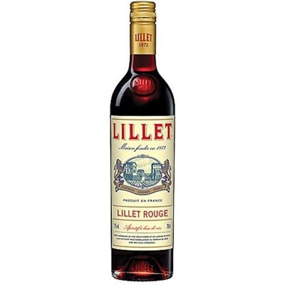 Lillet Rouge 0,75L - Apéritif - Publicité Lillet Rouge 0,75L - Apéritif - Publicité