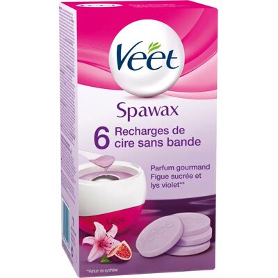Recharge de Cire Veet sans Bandes SpaWax (6pcs) - Publicité Recharge de Cire Veet sans Bandes SpaWax (6pcs) - Publicité