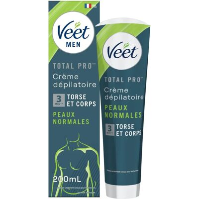 Veet Men Crème Dépilatoire Torse et Corps - Crème Dépilatoire Veet Men Crème Dépilatoire Torse et Corps - Crème Dépilatoire