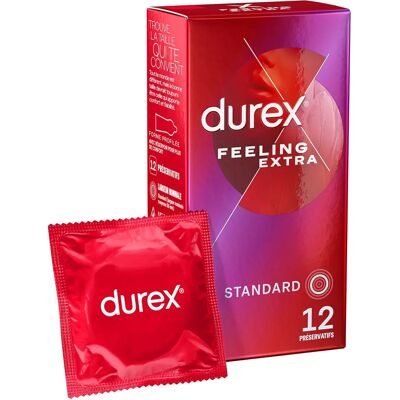 Durex Feeling Extra - Préservatifs Ultra-Fins - 12 pcs - Publicité Durex Feeling Extra - Préservatifs Ultra-Fins - 12 pcs - Publicité