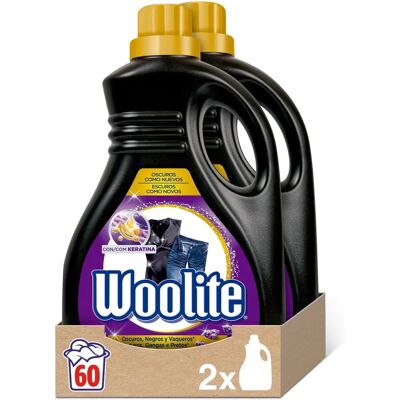 WOOLITE Liquide Noir - Denim & Vêtements Foncés - 1,5L - Publicité WOOLITE Liquide Noir - Denim & Vêtements Foncés - 1,5L - Publicité