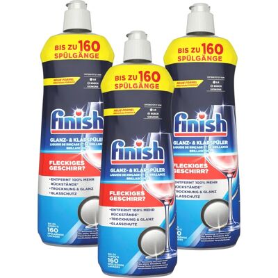 FINISH Liquide de Rinçage pour Lave-Vaisselle - 800ml - Publicité FINISH Liquide de Rinçage pour Lave-Vaisselle - 800ml - Publicité