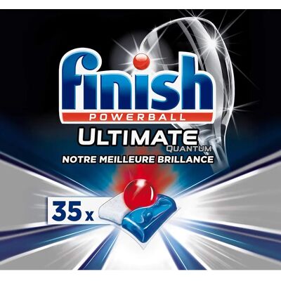 Finish Powerball Quantum Ultime Pastilles pour lave-vaisselle - 35 pièces Finish Powerball Quantum Ultime Pastilles pour lave-vaisselle - 35 pièces