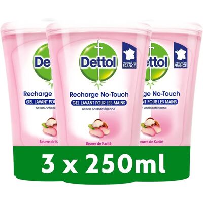 Dettol No Touch Hand Wash Refill Rosewater & Shea Butter - Hand Wash Refill Dettol No Touch Hand Wash Refill Rosewater & Shea Butter - Hand Wash Refill