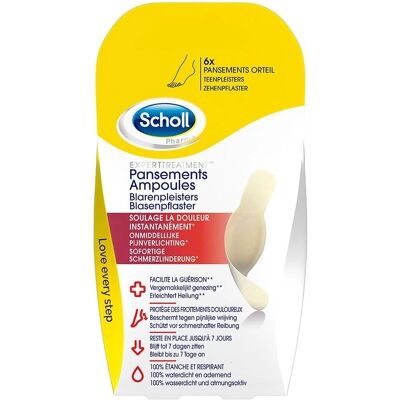 Scholl blaarpleisters Klein Verpakking - Eerste Hulp Blarenverband Scholl blaarpleisters Klein Verpakking - Eerste Hulp Blarenverband