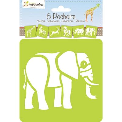 Clairefontaine 42442MD jouet d'art et d'artisanat - Pochoirs d'animaux pour enfants 3+ Clairefontaine 42442MD jouet d'art et d'artisanat - Pochoirs d'animaux pour enfants 3+