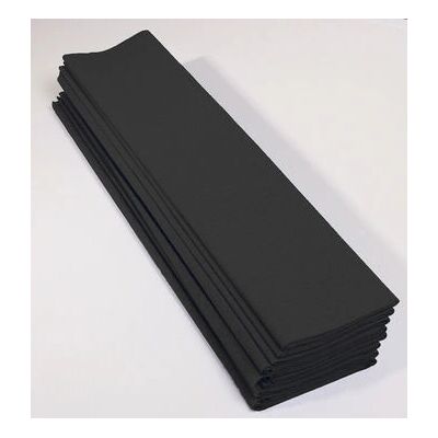Papier Crêpe Clairefontaine 901029C - Papier de crepe noir Papier Crêpe Clairefontaine 901029C - Papier de crepe noir
