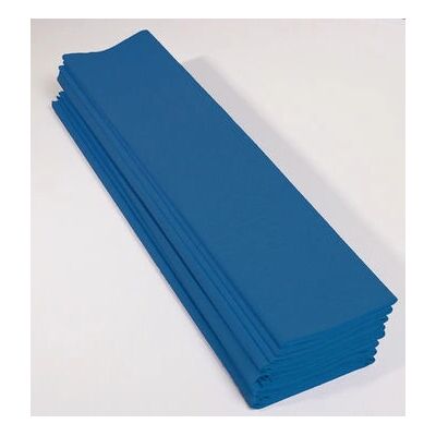 Papier Crépe Clairefontaine 901057C Bleu - Papier de Crépe - Publicité Papier Crépe Clairefontaine 901057C Bleu - Papier de Crépe - Publicité