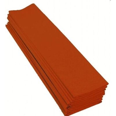 Papier crépon orange Clairefontaine 901058C - Pour école et artisanat Papier crépon orange Clairefontaine 901058C - Pour école et artisanat