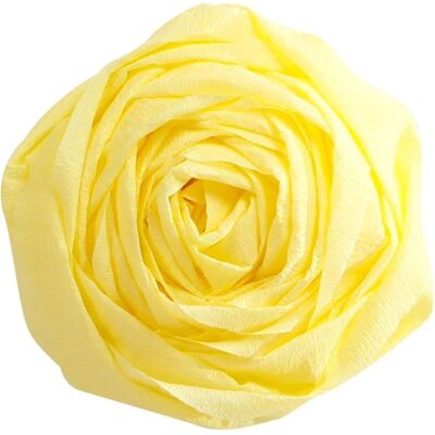 Papier Crêpon Clairefontaine - 10 Feuilles - 2,50x0,50m - Jaune paille - Création artistique Papier Crêpon Clairefontaine - 10 Feuilles - 2,50x0,50m - Jaune paille - Création artistique