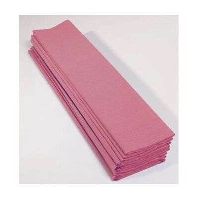 Papier Crépon Rose Clairefontaine - 10 Feuilles FSC - 2,5x0,5m Papier Crépon Rose Clairefontaine - 10 Feuilles FSC - 2,5x0,5m