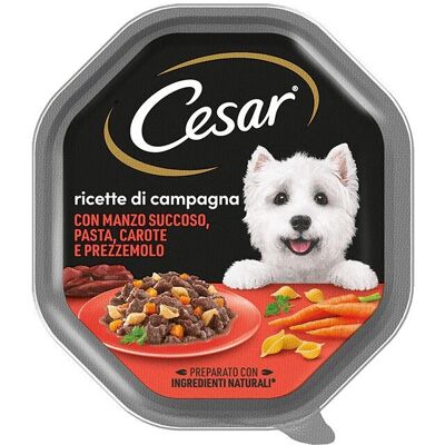 Cesar Mini Carne e Carote Cibo per Cani Cesar Mini Carne e Carote Cibo per Cani