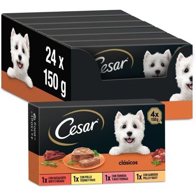 CESAR Klassisk Hundmat i Paté - Komplett Naturnäring CESAR Klassisk Hundmat i Paté - Komplett Naturnäring
