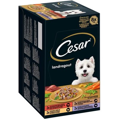 Comida para perros Cesar - Pack variado para perros pequeños - 48 x 100g/150g Comida para perros Cesar - Pack variado para perros pequeños - 48 x 100g/150g