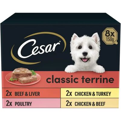 CESAR - Cesar Classics Terrine - Adult 1+ - Dog Food CESAR - Cesar Classics Terrine - Adult 1+ - Dog Food