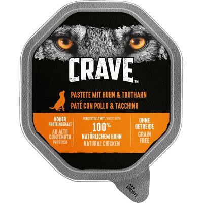 Crave - Comida húmeda de pollo y pavo para perros - 150 g Crave - Comida húmeda de pollo y pavo para perros - 150 g