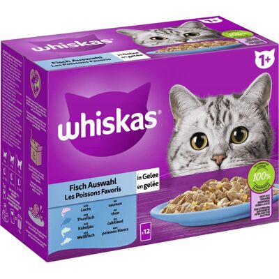 Whiskas Katzenfutter - Feuchtfutter in Beuteln für Erwachsene Whiskas Katzenfutter - Feuchtfutter in Beuteln für Erwachsene