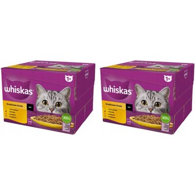 WHISKAS Adult Geflügelfutter in Sauce - Katzenfutter WHISKAS Adult Geflügelfutter in Sauce - Katzenfutter