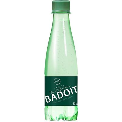Eau minérale gazeuse Badoit - Lot de 30 x 33cl - Publicité Eau minérale gazeuse Badoit - Lot de 30 x 33cl - Publicité