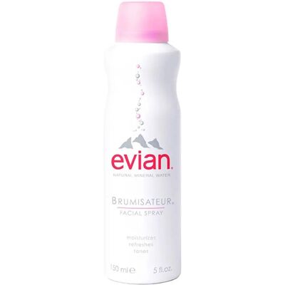 Brumisateur facial Evian - Spray d'eau minérale 150ml - Publicité Brumisateur facial Evian - Spray d'eau minérale 150ml - Publicité