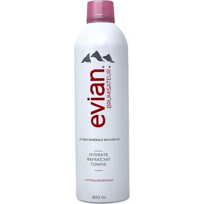 Spray Facial Evian - 400ml - Publicité Spray Facial Evian - 400ml - Publicité