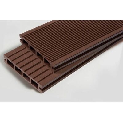 MCCOVER - Pack 1m² - Chocolate - 240x14x2.5 cm - Decking MCCOVER - Pack 1m² - Chocolate - 240x14x2.5 cm - Decking