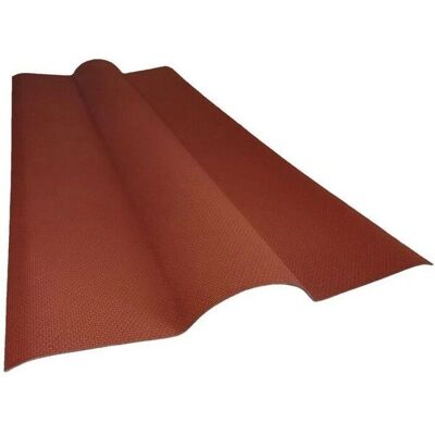 MCCOVER Copertura per tetto - Rosso - 0,1cm - 44cm - 1m MCCOVER Copertura per tetto - Rosso - 0,1cm - 44cm - 1m