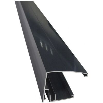 MCCOVER Profilo perimetrale e copertura in policarbonato laccato 10/16/32 mm Grigio antracite RAL 7016 - 3 m MCCOVER Profilo perimetrale e copertura in policarbonato laccato 10/16/32 mm Grigio antracite RAL 7016 - 3 m