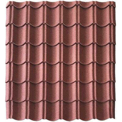 Panneau de Toit en Acier MCCOVER - 1030 x 950 MM, Marron Mat, Facile à Installer - Publicité Panneau de Toit en Acier MCCOVER - 1030 x 950 MM, Marron Mat, Facile à Installer - Publicité