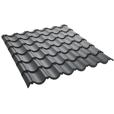 Panneau de Toit en Acier MCCOVER - 1030x950mm, Gris, Facile à Installer - Panneau de Toit - Publicité Panneau de Toit en Acier MCCOVER - 1030x950mm, Gris, Facile à Installer - Panneau de Toit - Publicité