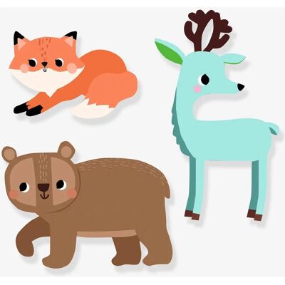 Djeco Bosdieren Stickers - 62 Stuks Djeco Bosdieren Stickers - 62 Stuks
