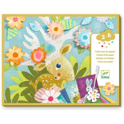 Djeco Kreatives Papierbastelset - Für Kinder 3-6 - Raumdeko Djeco Kreatives Papierbastelset - Für Kinder 3-6 - Raumdeko